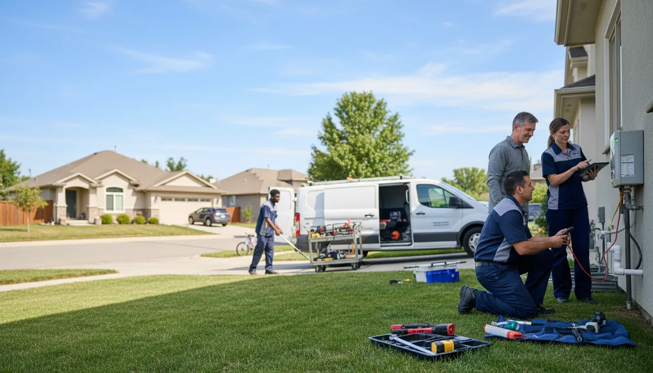 Tankless water heater service in Kranzburg, SD